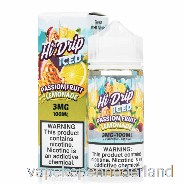 Elektronische Sigaret Vape Passievrucht Limonade Ijs - Hi-drip E-vloeistof - 100ml 0mg